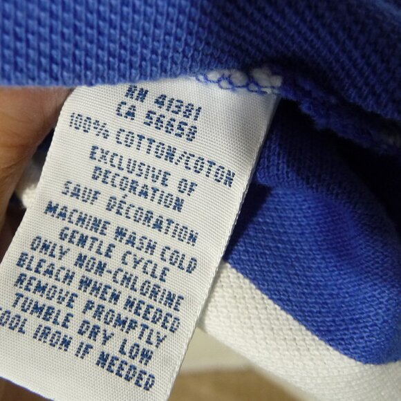 Polo Ralph Lauren Boyfriend Polo
Blue/white stripe
Size L
Tunic length - Picture 6 of 6